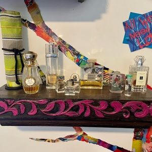 ‼️SOLD‼️ Bohemian styled shelves. Only magenta and neon green available.